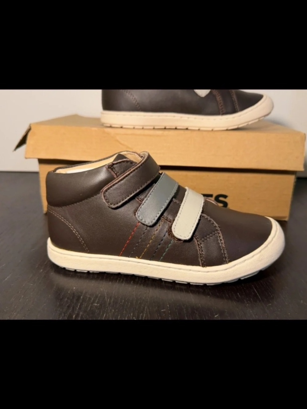 Old Soles Tour Space Leather Sneakers Brown/Grey Boys US 13/EU 30/AU 12